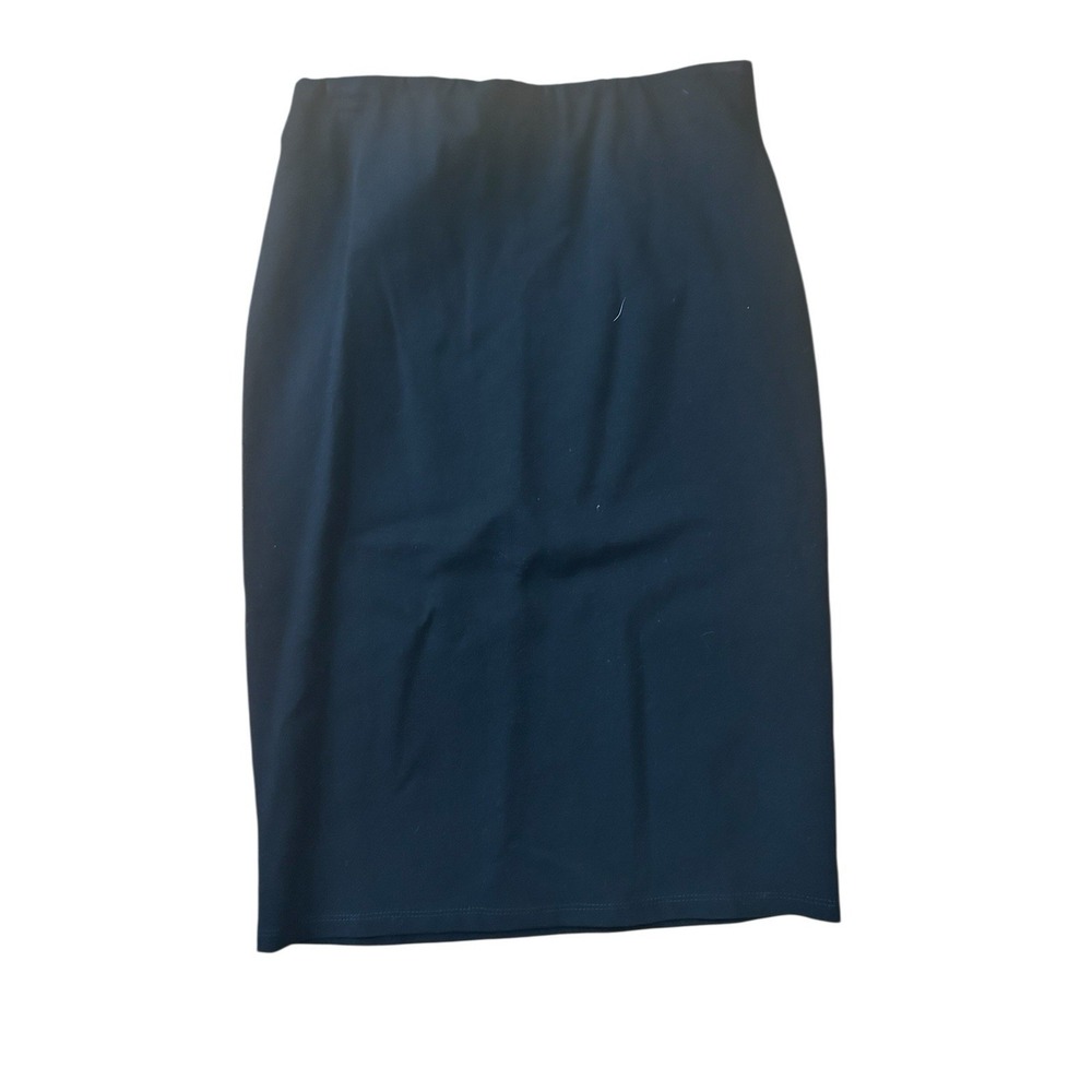 Slinky Brand Vintage Black Pencil Skirt Pullon SZ S